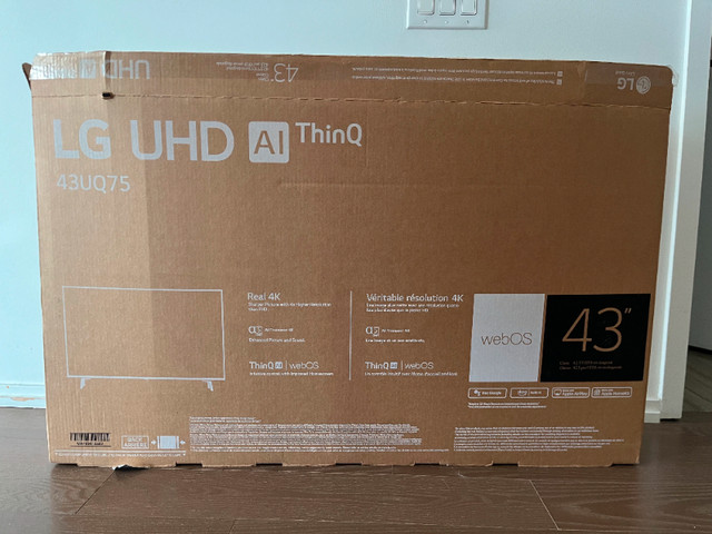 Smart TV: LG UHD AI ThinQ 43” (43UQ7590) in General Electronics in City of Toronto