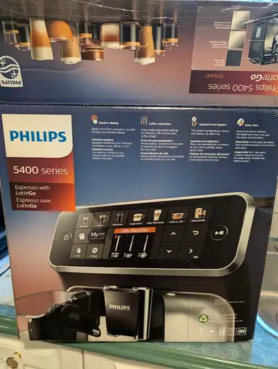 Like new, working perfect, box filter and milk frother included. Top of the line bean to cup machine...