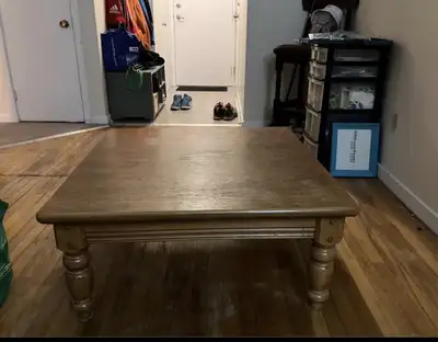 Solid wood coffee table , View more