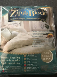 New Zip &Extra Block Soft Block Anti Allergen Bed Bug Proof Brea