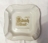Vintage HEINRICH ASBACH URALT Porcelain ashtray W-Germany New