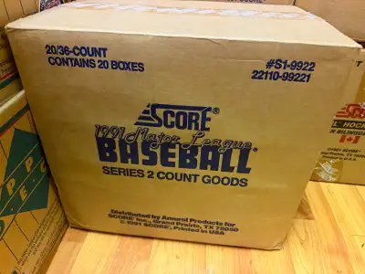 Score 1991 Major League Baseball Series 2 Case, View more