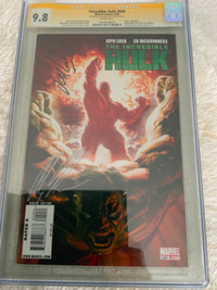 Incredible Hulk 600 CGC 9.8. Alex Ross cover.