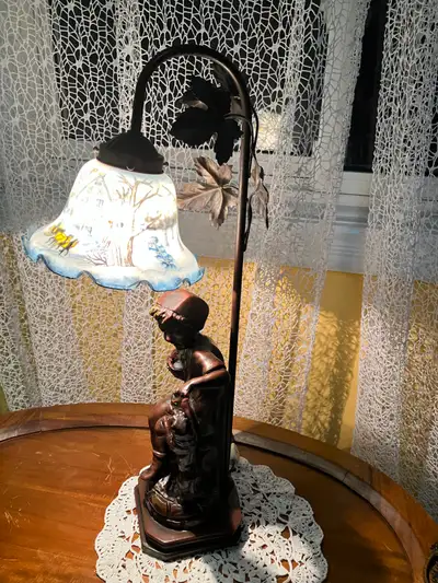 Vintage Figurine Table Lamp, View more
