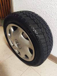 Hankook Winter Tires on Mazda 3 (metal) Rims -- 205 / 55R16 91T