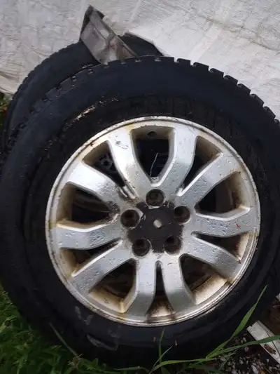 215 65 16 Studded Winter Tires on Mags Used one season. Asking $375.00