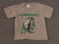Riders 2007 Grey Cup Champs shirt, great shape, kids Size 2-3 $8