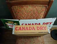Bringing Canada Dry home, signs, crates