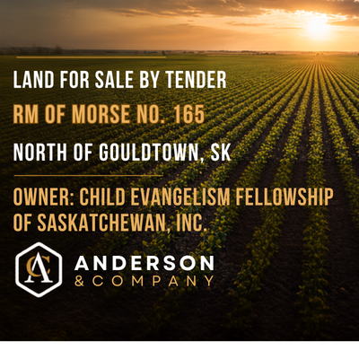 152.46 ACRES OF FARMLAND FOR SALE BY TENDER Owner: Child Evangelism Fellowship of Saskatchewan, Inc....