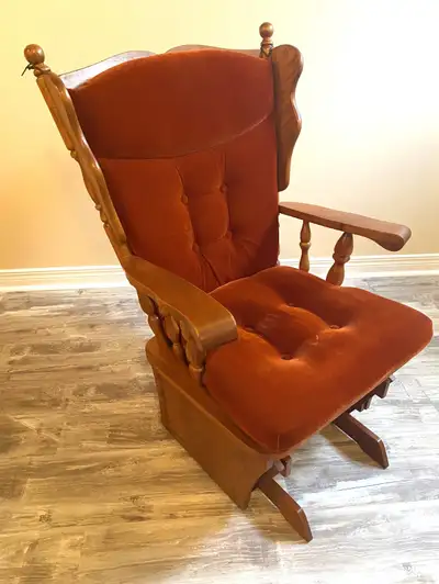 Traditional Wooden Glider Rocking Chair, View more