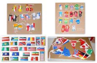 COUNTRIES KEYCHAINS 5.00 EACH - FLAGS & FLAGLINE 20.00 EACH -, View more
