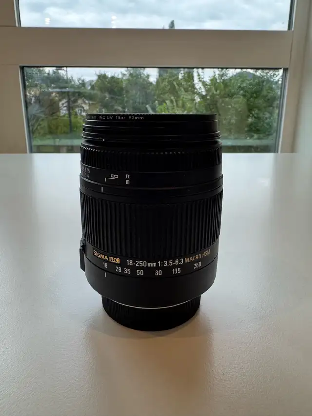 Nikon Sigma 18-250mm F3.5-6.3 DC Marco OS lens