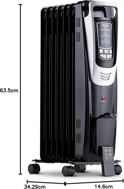 Portable Oil Filled Radiator Space Heater, View more