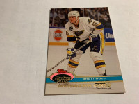 1991-92 STADIUM CLUB MEMBERS ONLY BRETT HULL DOES IT AGAIN NM-MT