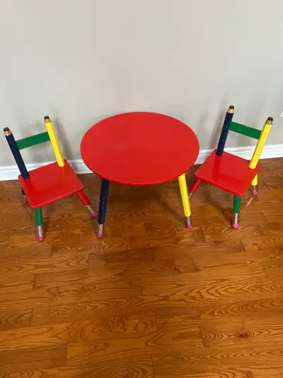 Kids table and chairs, View more