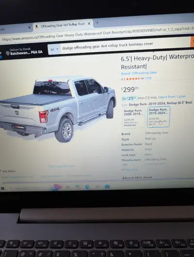 Tonneau cover for sale, asking $150,00 Sold truck but kept the cover like brand new. I paid over $30...