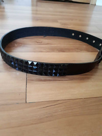 Black Emo Studded Belt