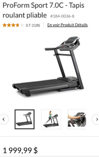 Treadmill / tapis roulant pro-form sport 7.0