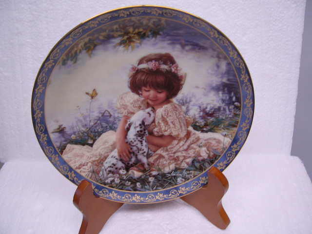 “Puppy Love” By Sandra Kuck Collector Plate in Arts & Collectibles in Dartmouth - Image 2