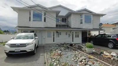 Nice, clean 3-bedroom duplex suite at end of quiet Brock cul-de-sac. Two blocks from the Tranquille...