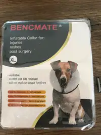 Brand New BENCMATE protective inflatable dog collar X-Larger