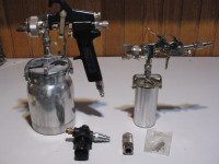 Complete Air Paint Gun Kit with 2 Paint Guns