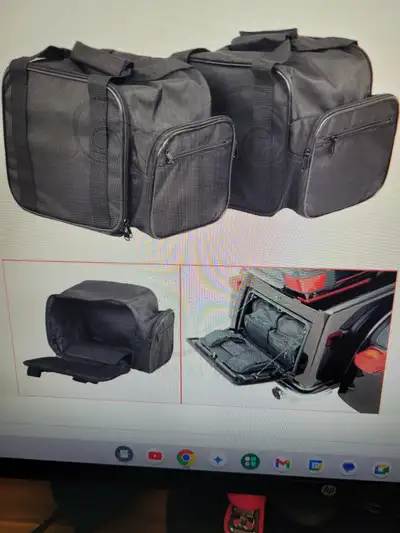 2 Pc. Saddlemen Fitted Luggage for Harley Tri-Glide trike. Excellent Shape. Local pickup or will shi...