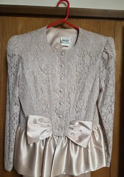Mother of the Bride Jacket and Skirt size 11 LESLIE FAY COLLECTIONS