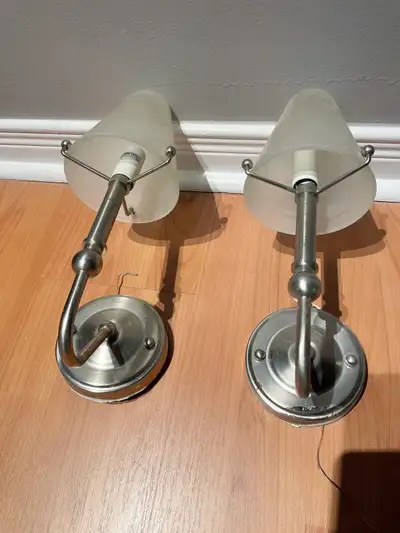 2 wall scones light fixture for bathroom or bedroom, View more
