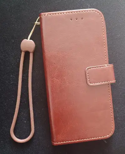 Samsung Galaxy S6 Brown Leather Wallet Phone Case, View more