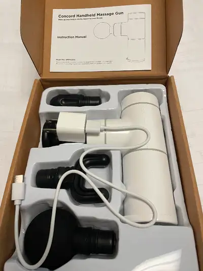This Handheld Massage Gun employs a low-noise brushless motor with large capacity battery to provide...