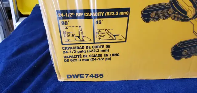 DEWALT 8-1/4 Table Saw - New in Power Tools in Kitchener / Waterloo - Image 5
