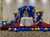 1st birthday decoration balloon arch