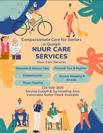 Experienced PSW & Home Cleaning — Seniors Care Guelph, View more