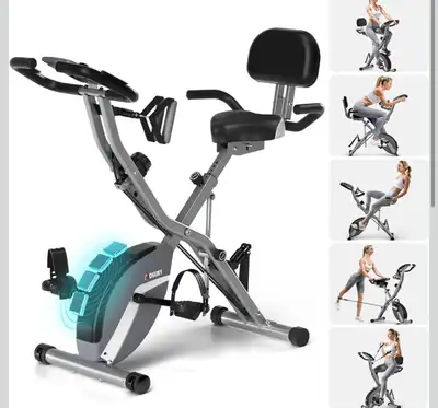 Mosuny Foldable Exercise Bike, View more