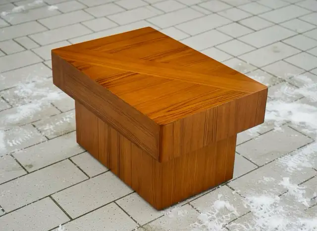 Mid Century Vintage Cubic Coffee Table  in Coffee Tables in Ottawa - Image 3