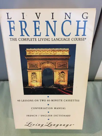 VTG Living French Audio Cassettes / Paperbacks Language Course, View more