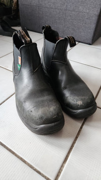 Blundstones work safety steel toe leather boots