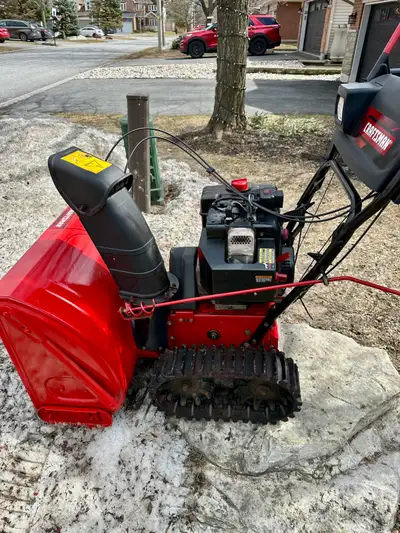 track snowblower 9 hp, 26 inches wide, starts easily, View more