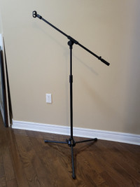 Microphone stand height adjustable Tripod Boom Black New 918