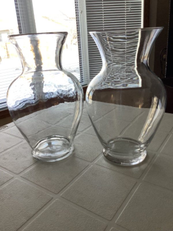 2 Large Flower Vases - $9.00 for All in Home Décor & Accents in Regina