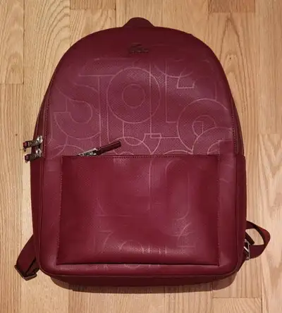 Sac à dos Lacoste Chantaco en cuir piqué, View more