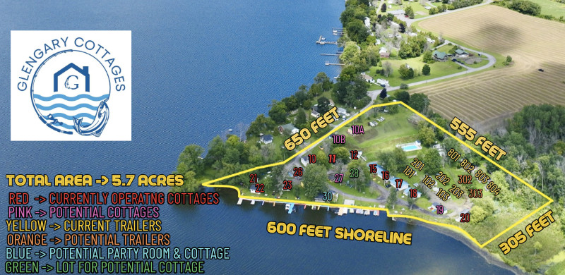 SALE: 5.7 Acres Rice Lake Glengary Cottages in Houses for Sale in Peterborough