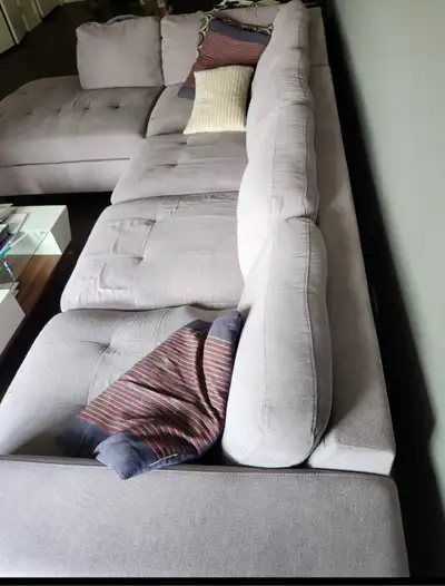 2 pc sectional in good condition, View more