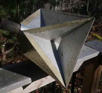 A Radar Reflector keeps you seen in fog and a dark night. $10 or best offer