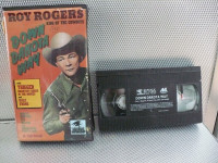 ROY ROGERS-DOWN DAKOTA WAY -CASSETTE VHS VINTAGE