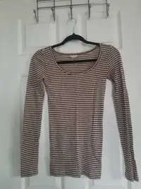 Club Monaco Stripped Long Sleeve