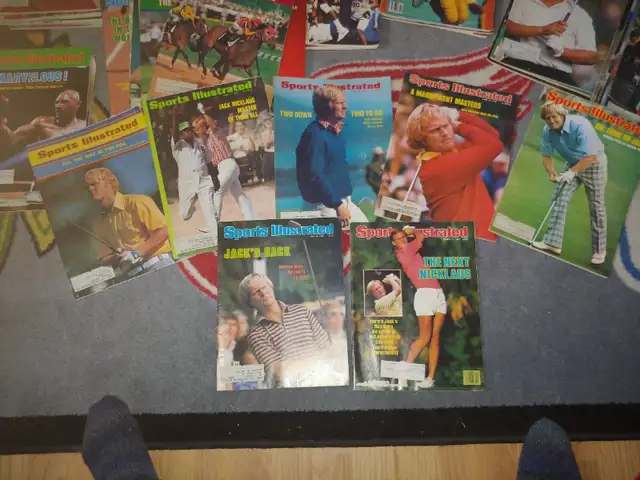 JACK NICKLAUS GOLF SPORTS ILLUSTRATED 7 70S 80S PGA MAGAZINE in Arts & Collectibles in Laurentides - Image 2