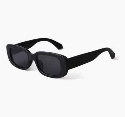 Rectangle 90s Y2K Sunglasses – Retro Black Frame Unisex | UV400 , View more