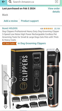 NEW dog grooming kit